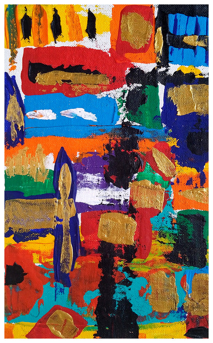 Cruz de Piedra - Obra Abstracta